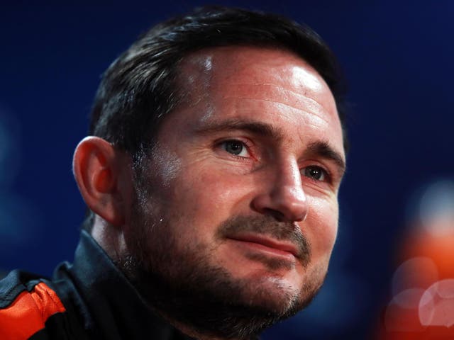 Chelsea manager Frank Lampard