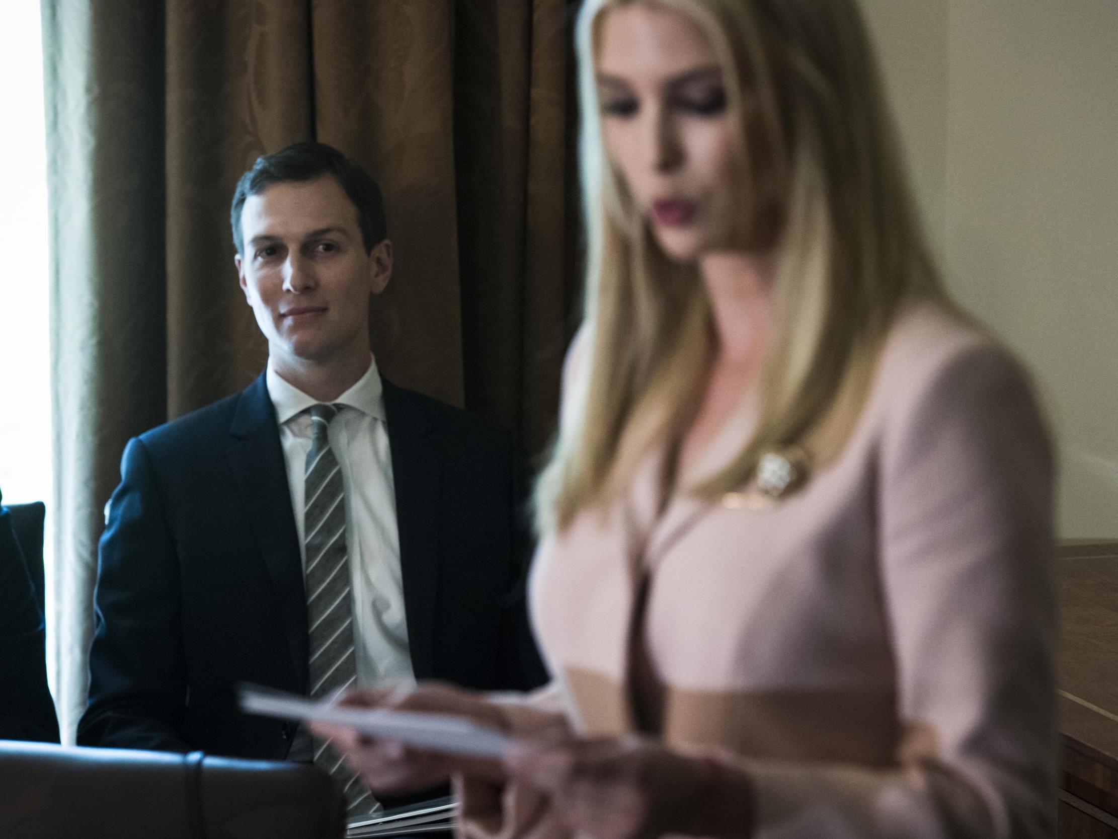 Ivanka Trump and Jared Kushner earned £27.6m in outside income
