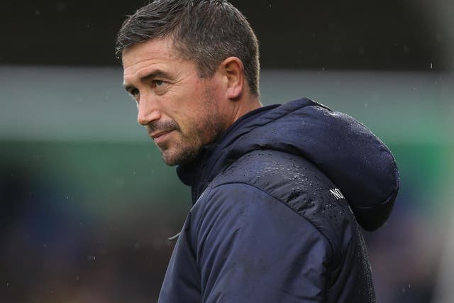 Harry Kewell during his spell as Notts County manager in 2018