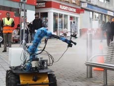 Coronavirus: Robot cleaners deployed in bid to keep city centre Covid-free