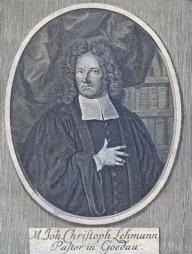 &#13;
Botanist Johann Christoph Lehmann. &#13;