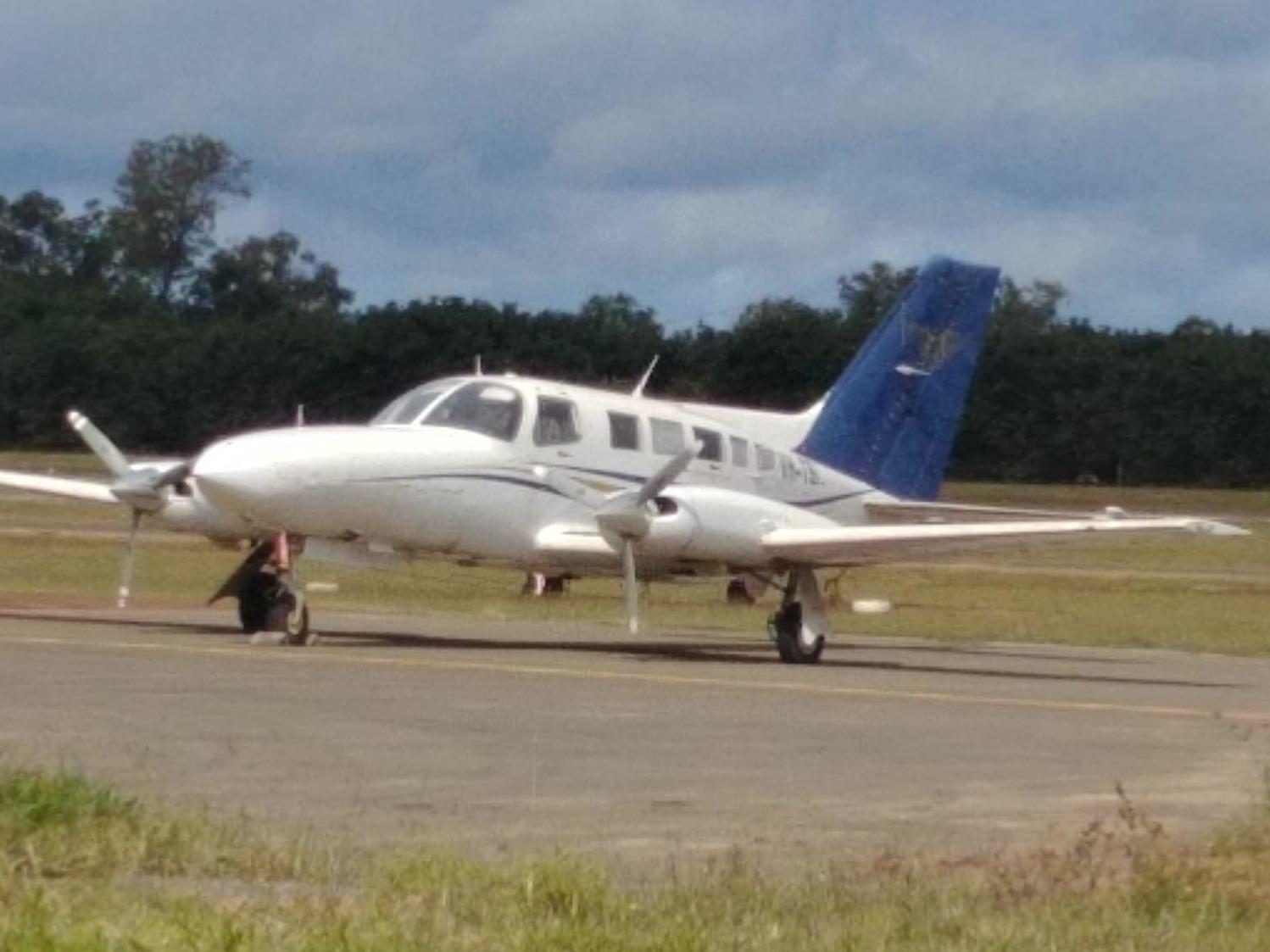 The Cessna light aircraft used by the alleged drug smugglers.