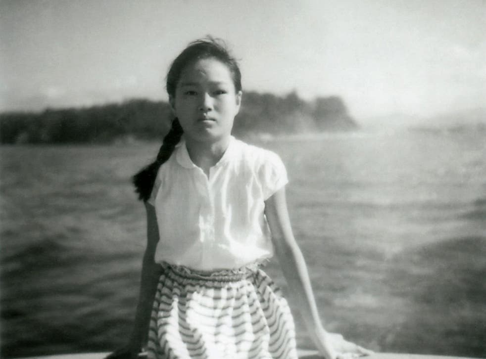 Sadako in 1954, a year before her diagnosis and death