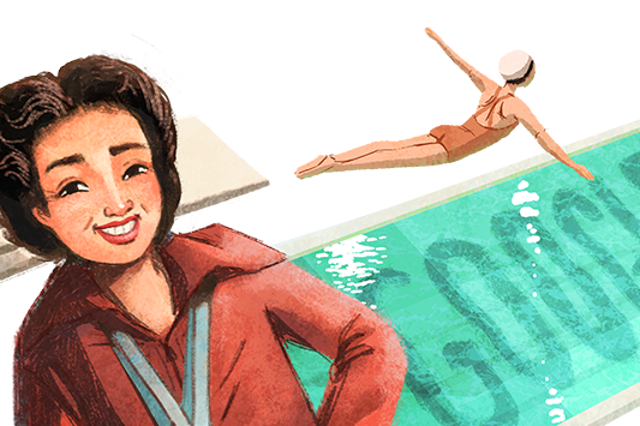Vicki Draves made history when she became the first Asian American woman to win an Olympic medal