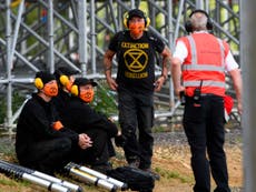 Four Extinction Rebellion protestors arrested at British Grand Prix