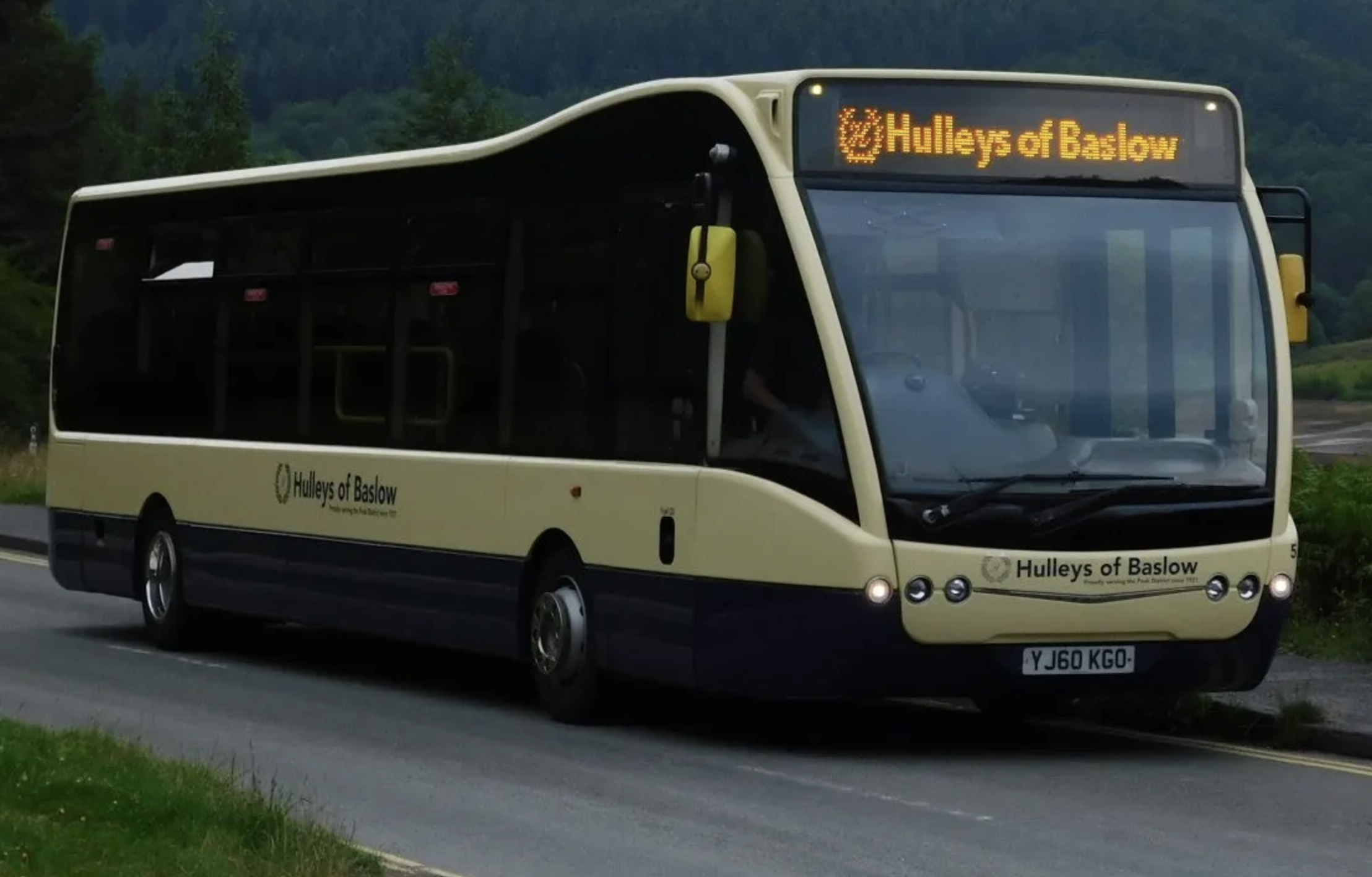 Clear way? The bus from Bakewell to Cressbrook has faced an uphill battle