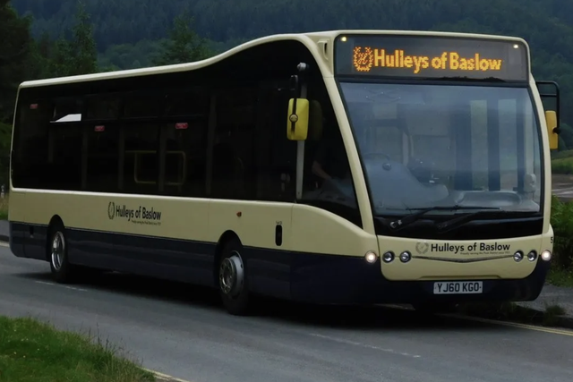 Clear way? The bus from Bakewell to Cressbrook has faced an uphill battle