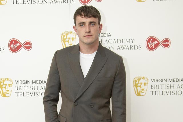 Paul Mescal at the Bafta TV Awards a in West London on 31 July 2020.