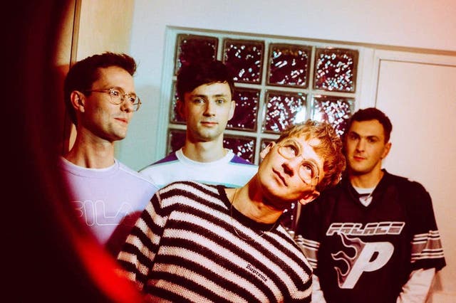 Glass Animals (from left) Drew MacFarlane, Ed Irwin-Singer, Dave Bayley and Joe Seaward
