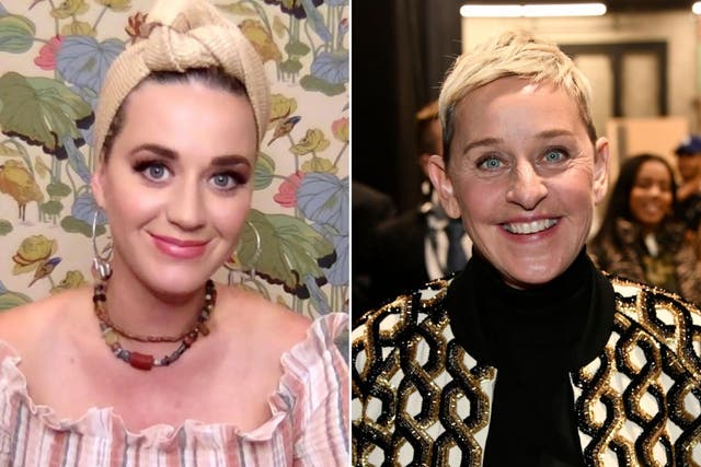 Katy Perry and Ellen DeGeneres
