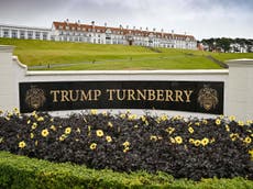 Trump’s Turnberry golf course accused of using pandemic to cut jobs