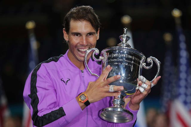 Rafael Nadal won the US Open men's singles title last year