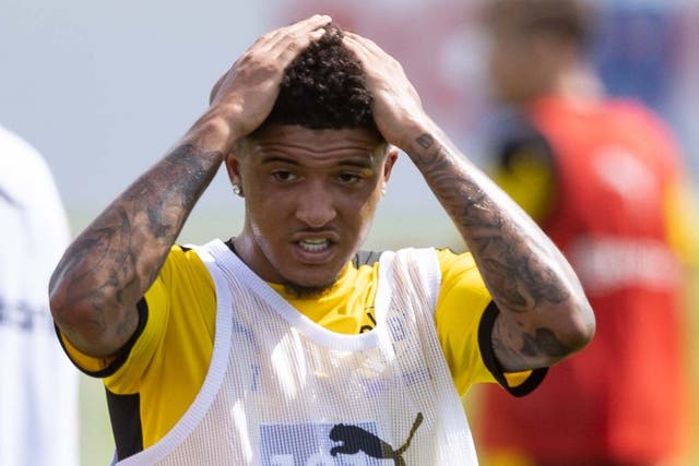 Manchester United say they are prepared to walk away from Jadon Sancho if he costs too much