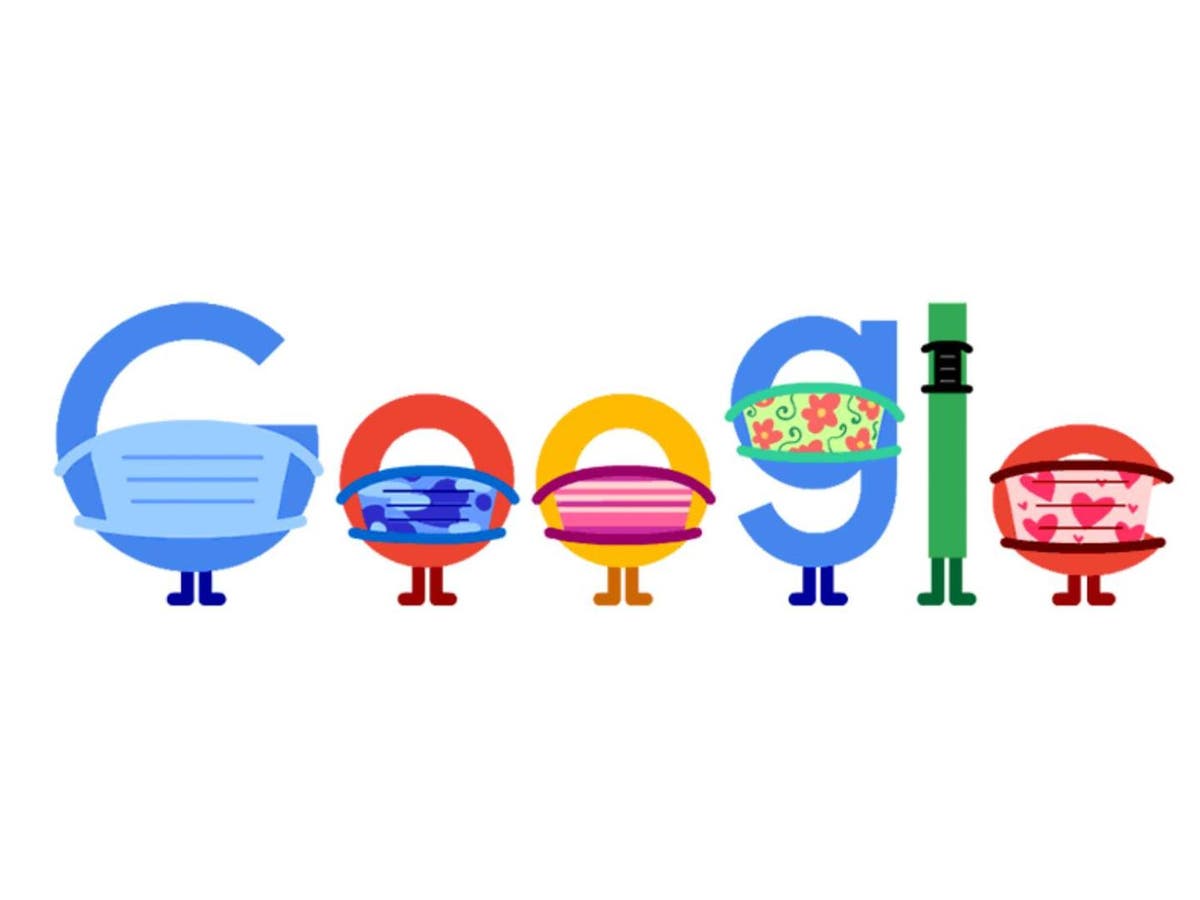 Coronavirus Google Doodle Urges People To Wear A Mask And Save Lives The Independent