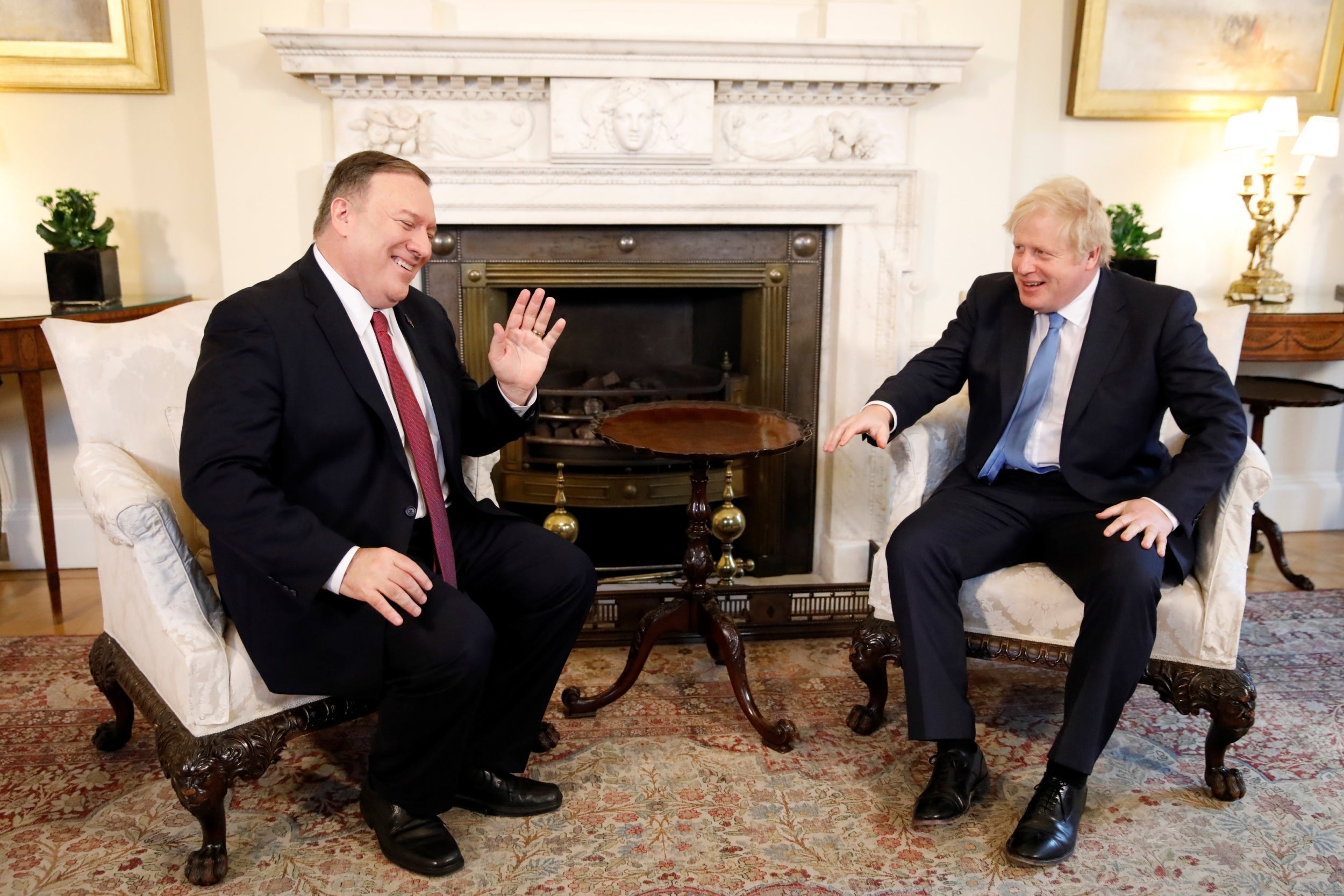 US secretary of state Mike Pompeo has made high-profile visits to Britain this year to discuss, among other things, Huawei’s role in the UK’s 5G network