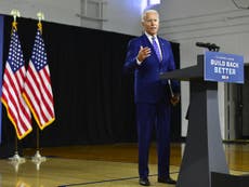 Trump claims some men 'insulted' by Biden choosing female VP