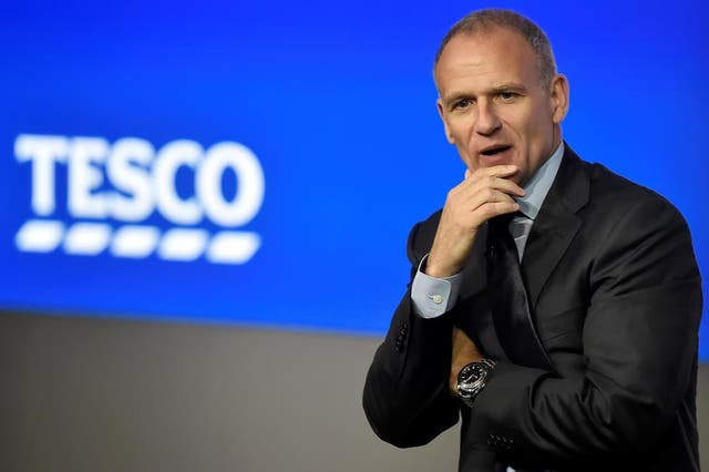 Tesco CEO David Lewis, who received ?6.42m last year