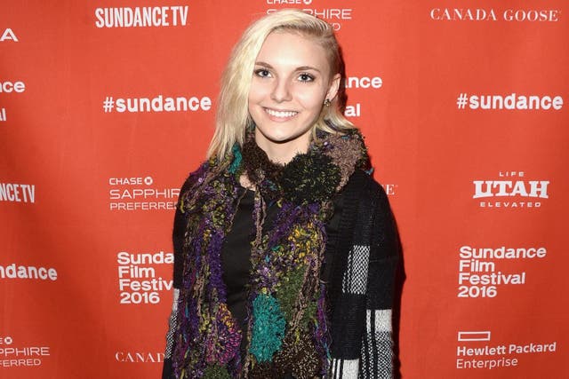 Daisy Coleman at the 'Audrie & Daisy' premiere during the 2016 Sundance Film Festival on 25 January 2016 in Park City, Utah.