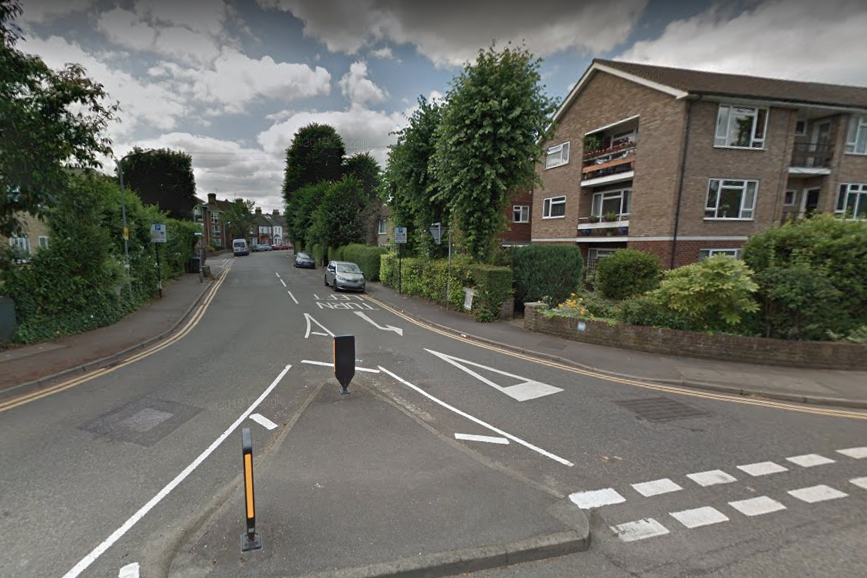 Springfield Road, Windsor, where the roof of a building collapsed on 6 August, 2020.