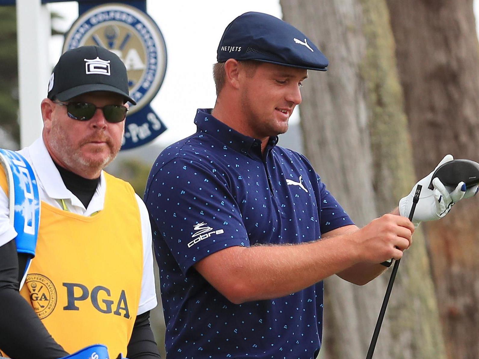 Bryson DeChambeau accidentally snapped his driver in the opening round of the PGA Championship