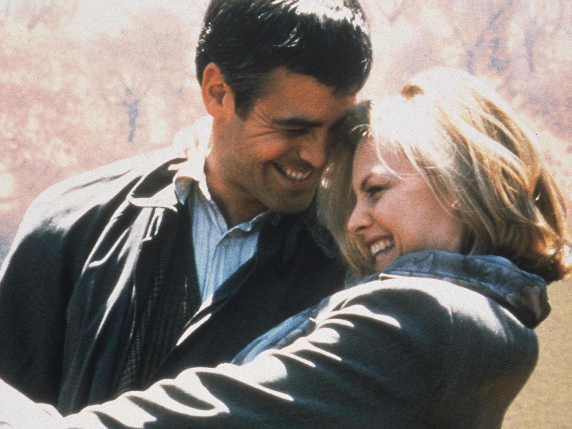 George Clooney and Michelle Pfeiffer in 'One Fine Day'