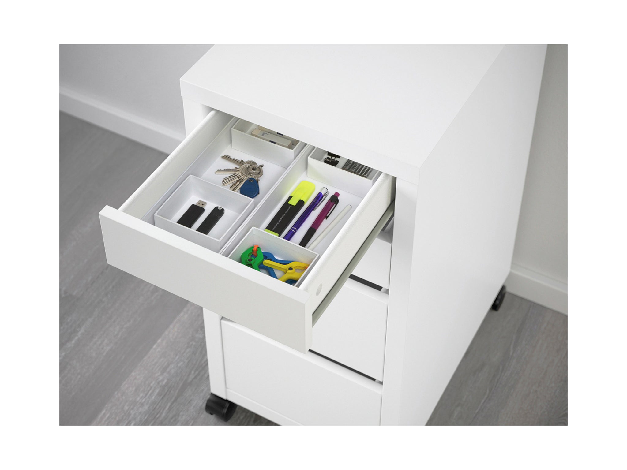 These drawer dividers will be a lifesaver when you're on the hunt for a charger