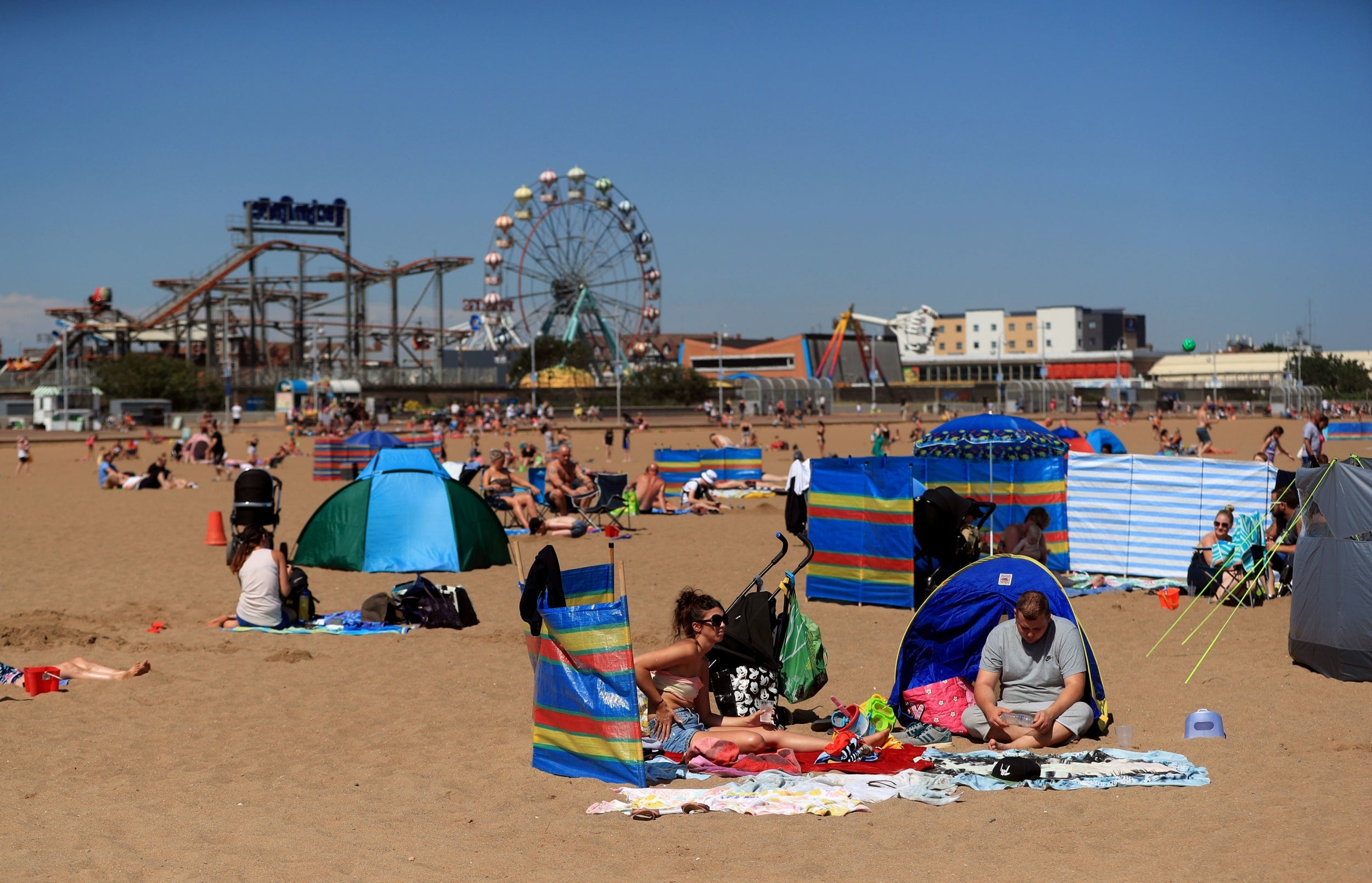 The beach at Skegness