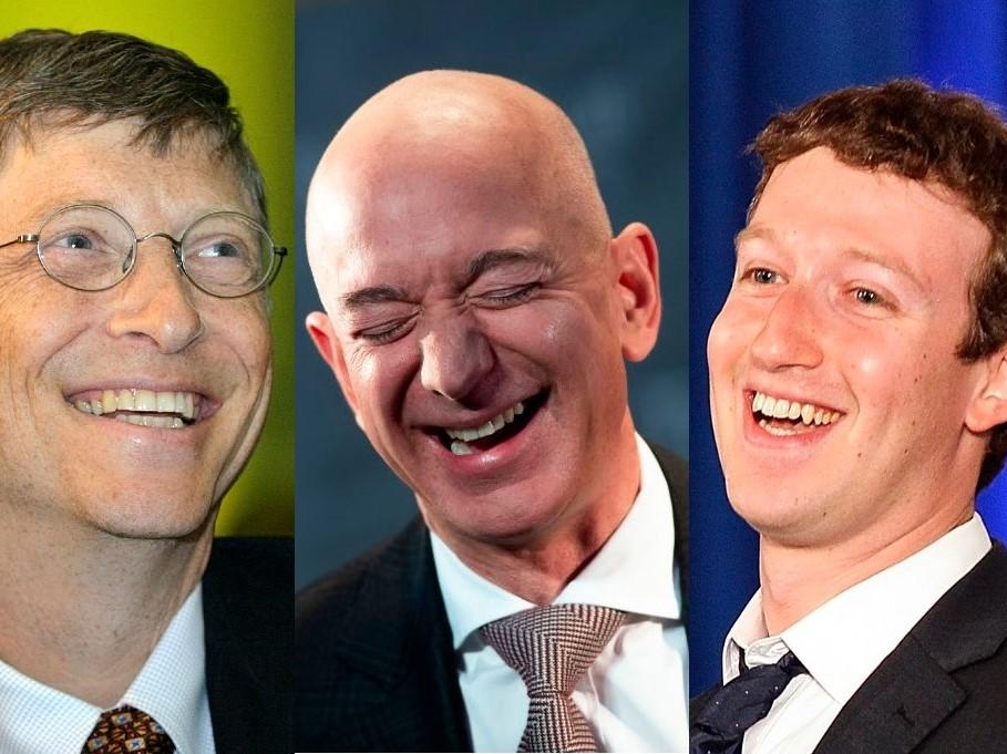Bill Gates, Jeff Bezos and Mark Zuckerberg have added tens of billions of dollars to their net worth since the start of the coronavirus pandemic