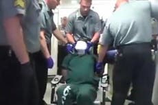 Shocking video purports to show guards tasing a prisoner mid-seizure