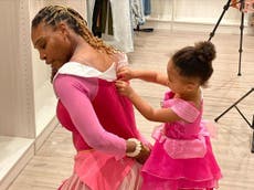 Serena Williams and daughter Alexis Olympia wear matching princess dresses in sweet Instagram photo
