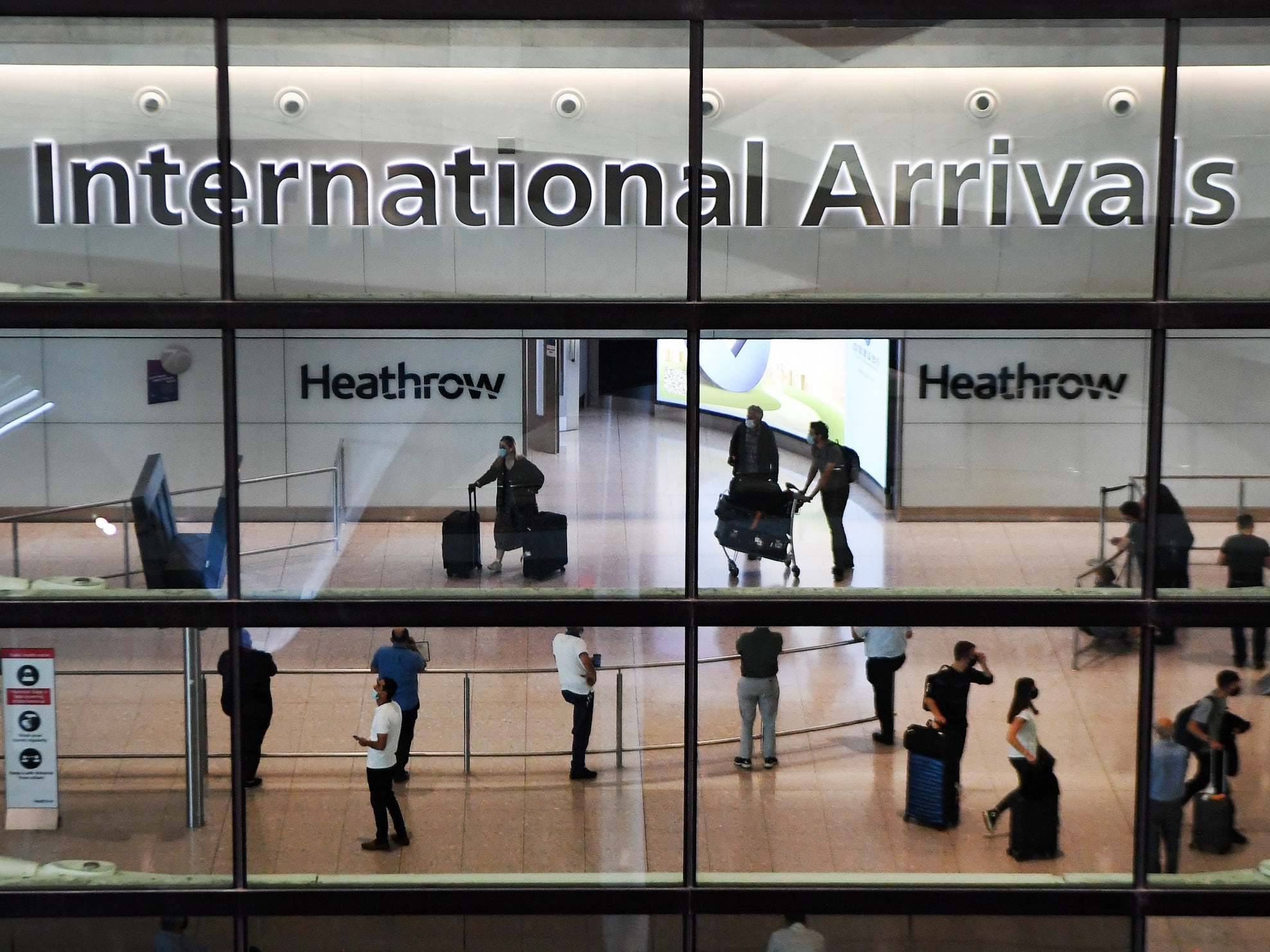 Heathrow passenger numbers are significantly down compared to previous years