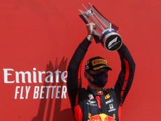 Victory delights Verstappen as Bottas says Mercedes caught ‘sleeping’