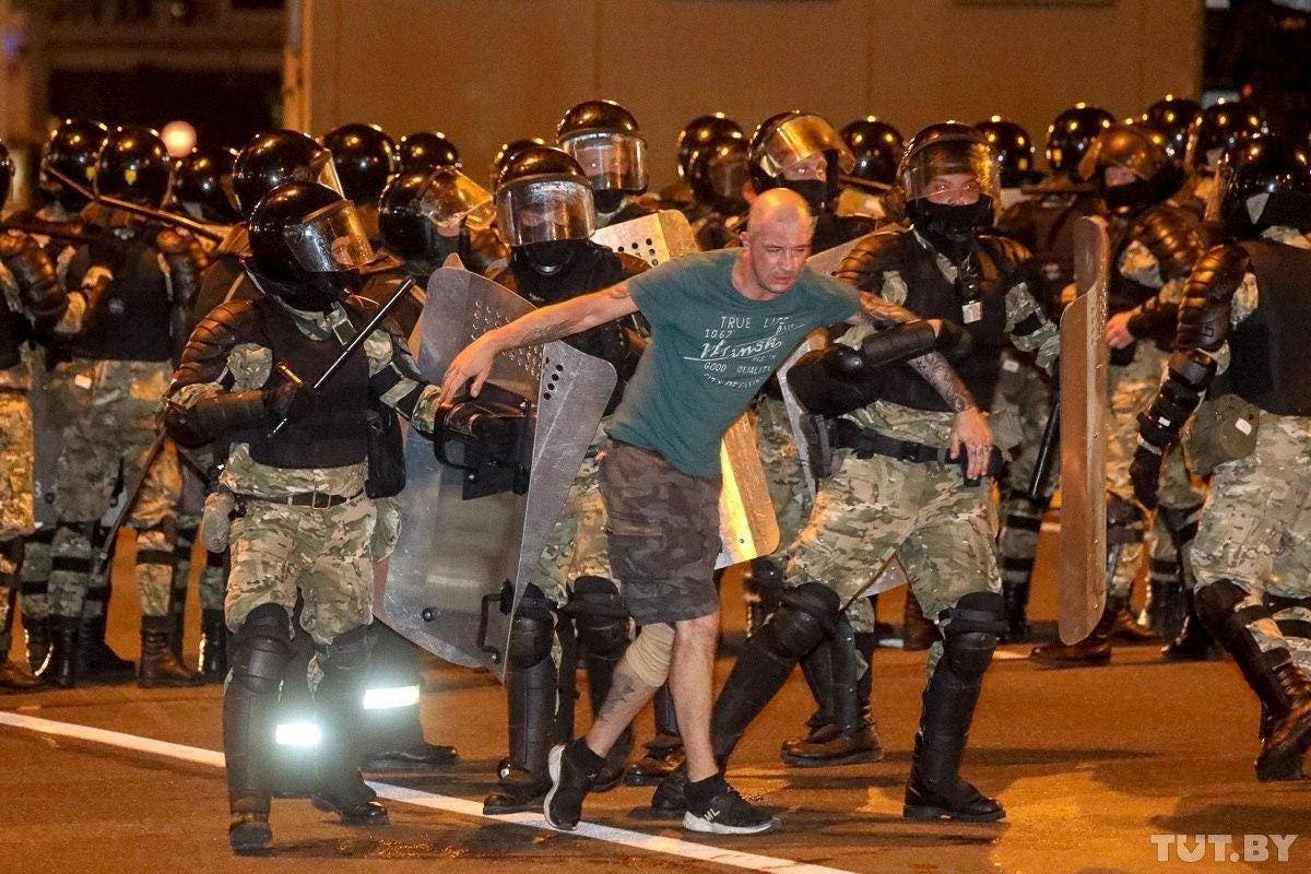 Belarus election: Police and protesters clash on streets as ‘dictator’ Lukashenko declared winner