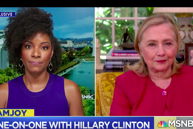 Hillary Clinton warns about Trump's agenda on MSNBC