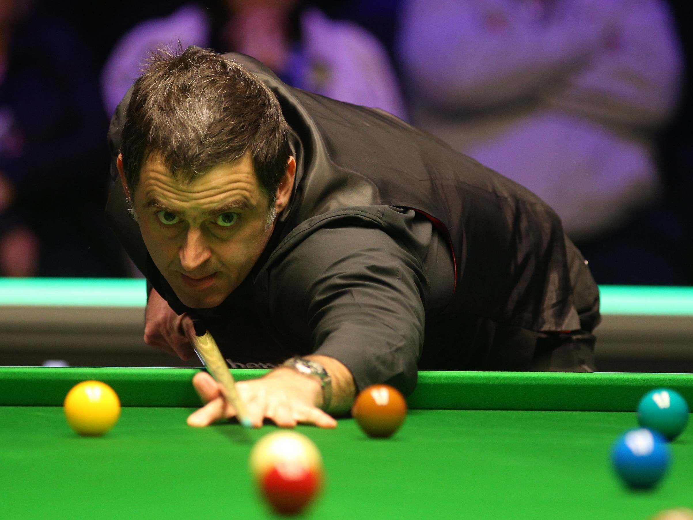 Ronnie O'Sullivan let his stranglehold slip in the evening session