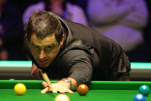 Ronnie O'Sullivan let his stranglehold slip in the evening session