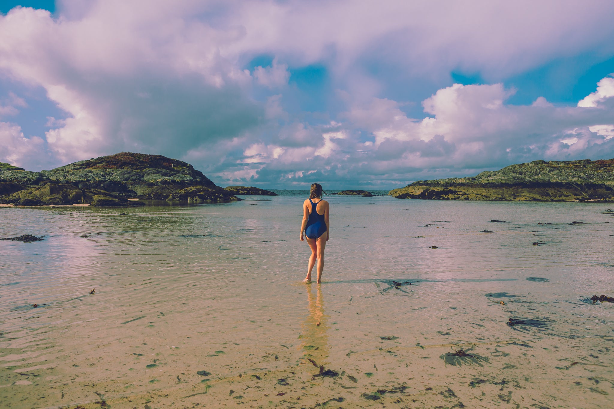 Swim in the waters of Loch Moidart 