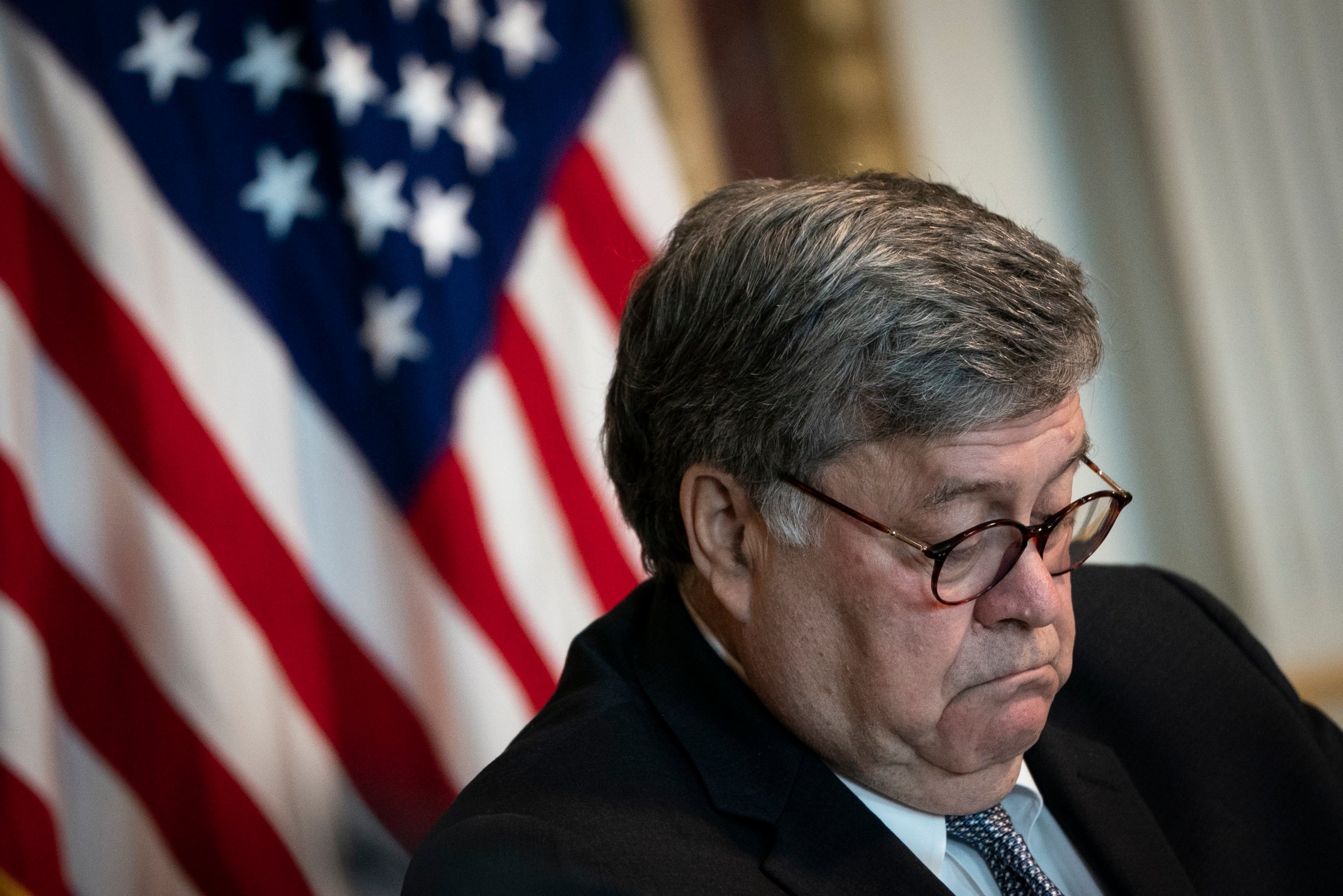 Groups say Barr used the powers of the DOJ as a vehicle for supporting the political objectives of President Donald Trump