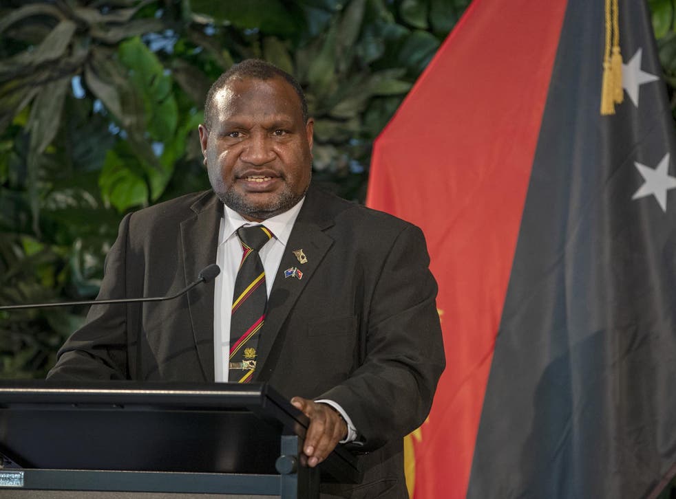 James Marape said restrictions would ease from as early as Wednesday