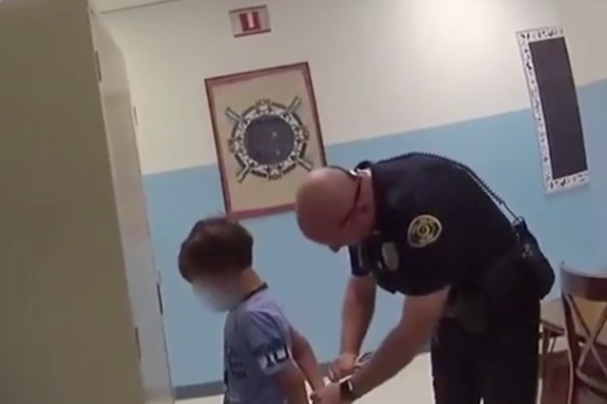Police try to handcuff 8-year-old with special needs and tell boy he is ...
