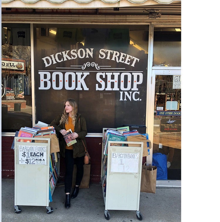 Emma Smreker visits secondhand bookstores wherever she finds them (Mitch Davis)