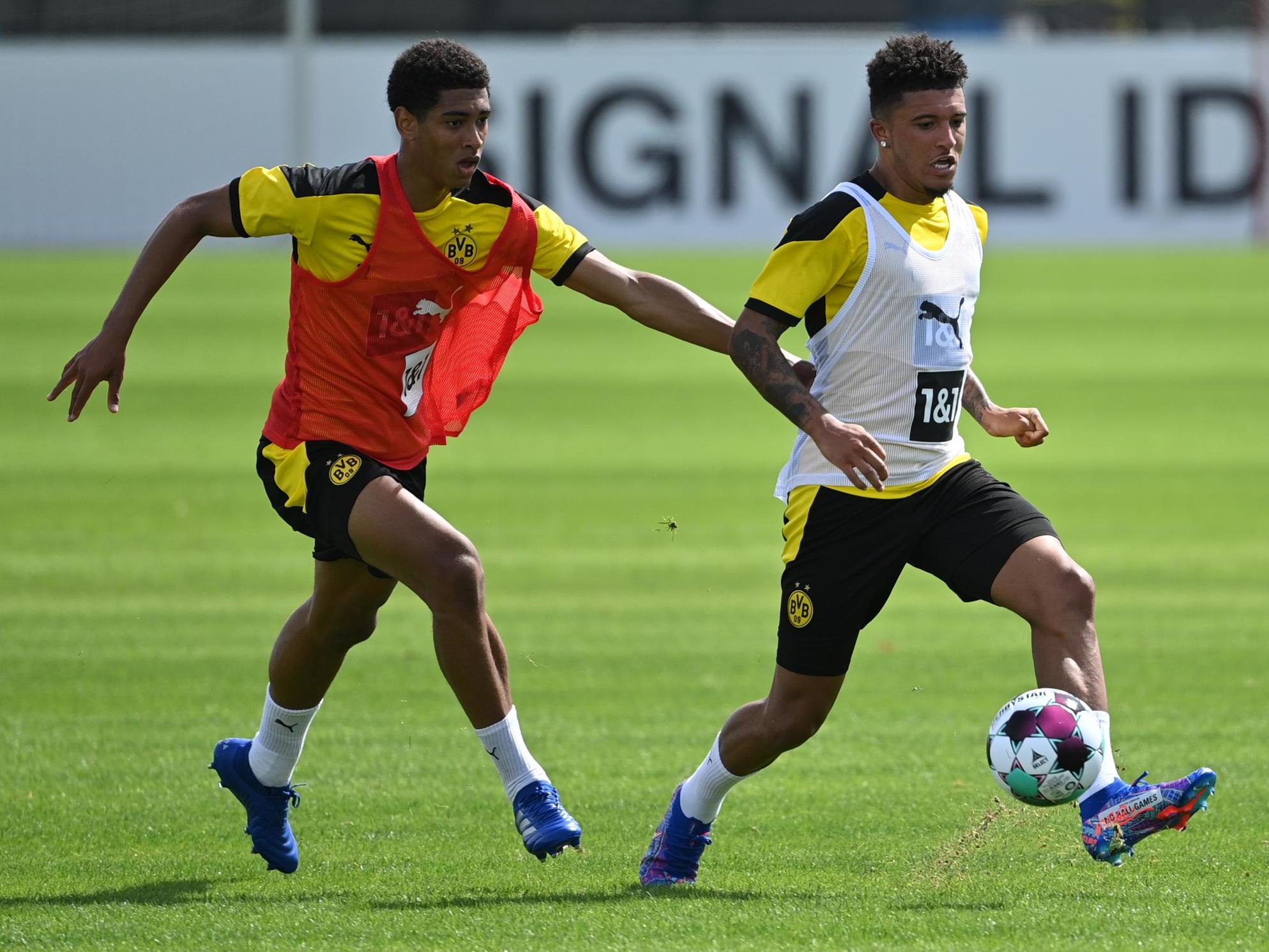 Jadon Sancho has travelled for Borussia Dortmund’s training camp