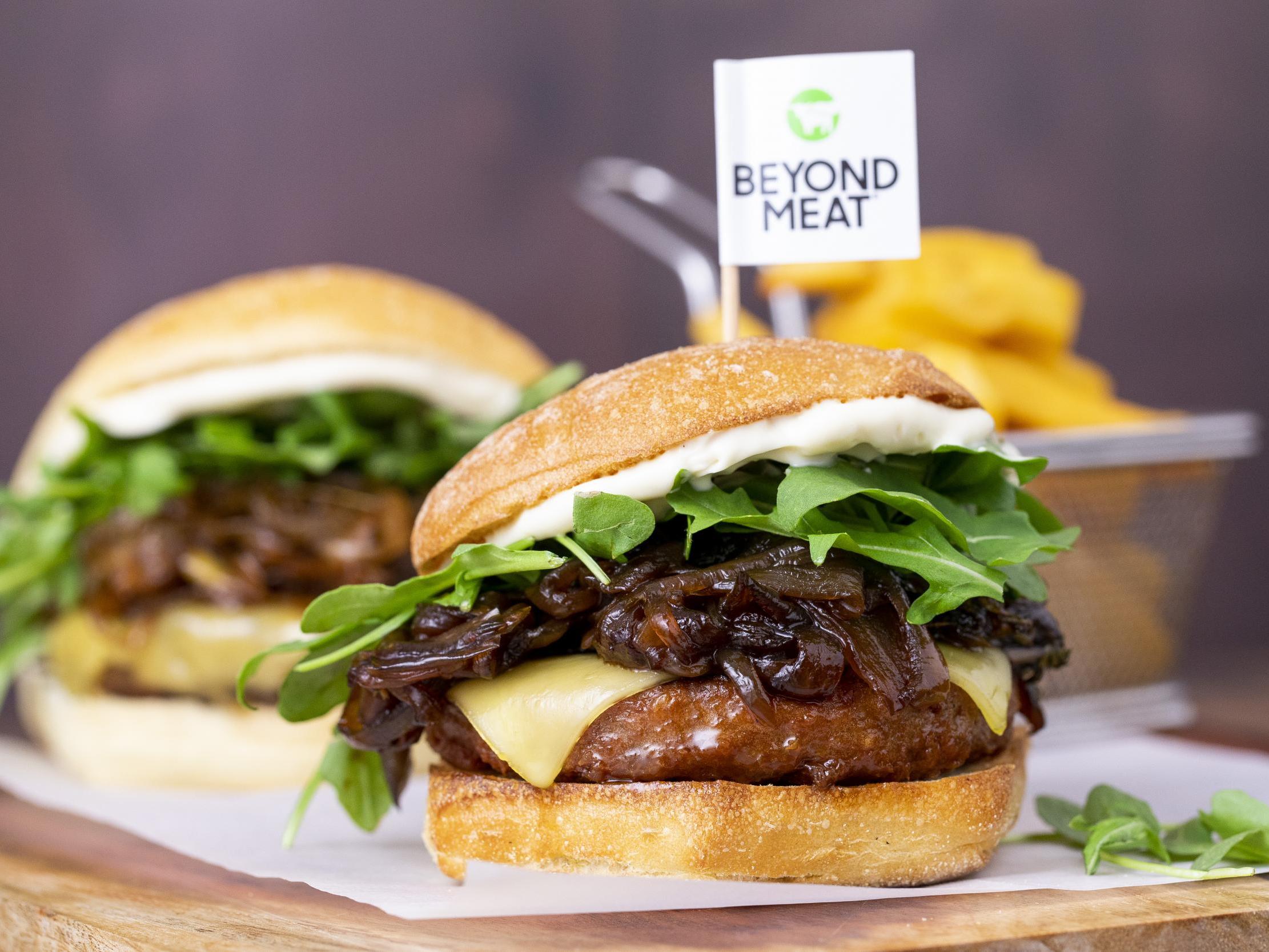 Plant-based meat substitutes were linked with lower heart disease risks in the study funded by Beyond Meat