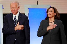 Kamala Harris and Joe Biden set to speak in Delaware