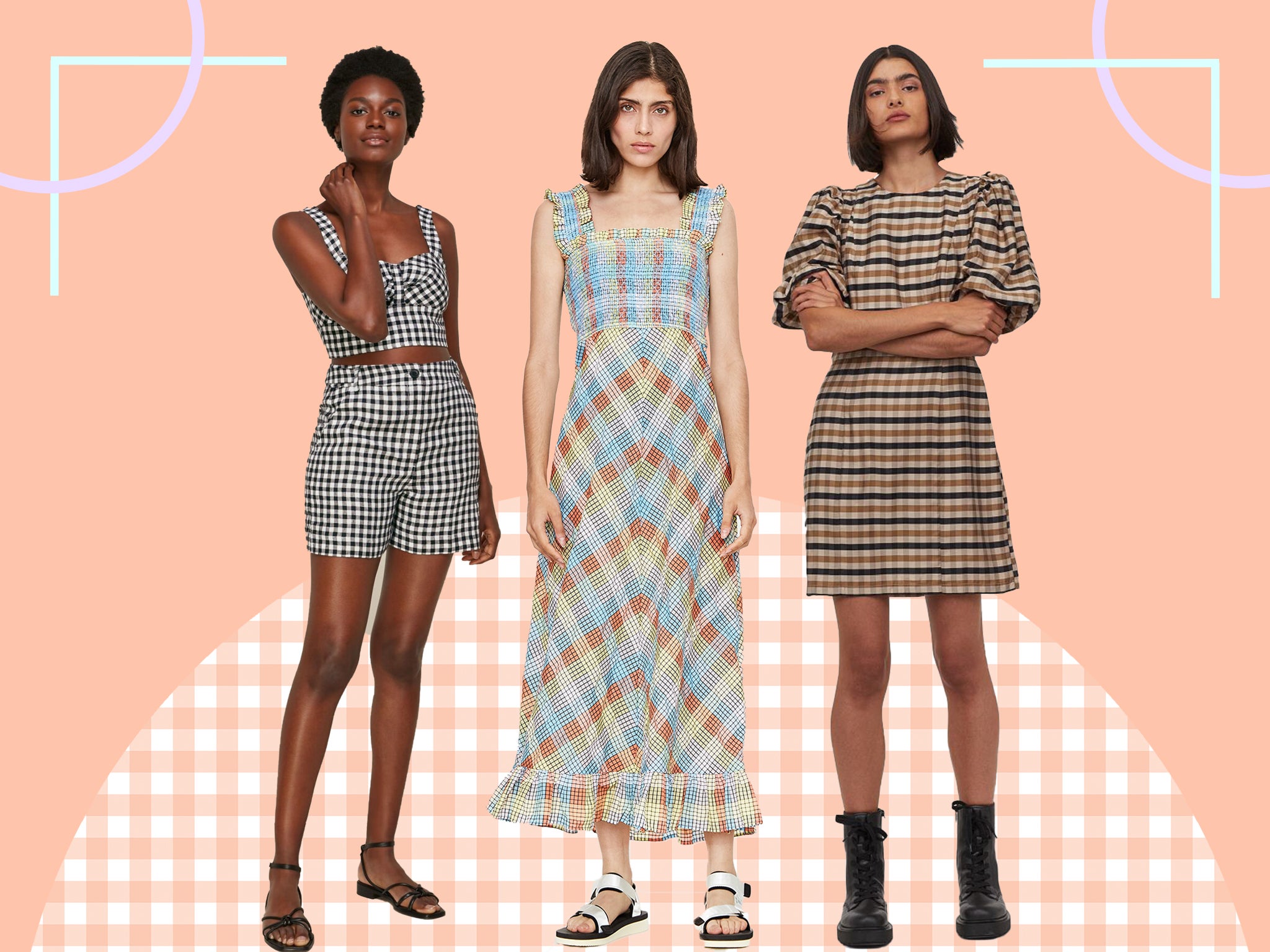 Much like florals and polka dots, this check print is everywhere