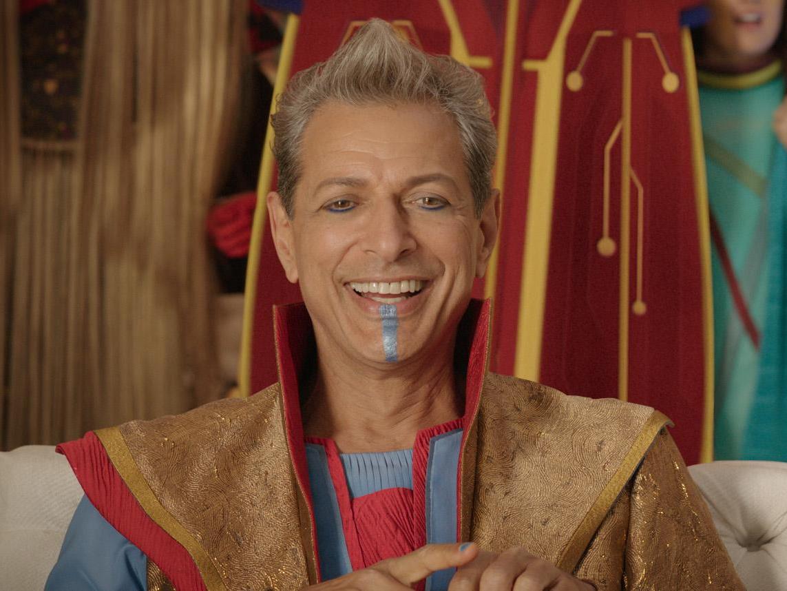 Divine comedy: Jeff Goldblum laughs it up in 2017’s MCU film ‘Thor: Ragnarok’