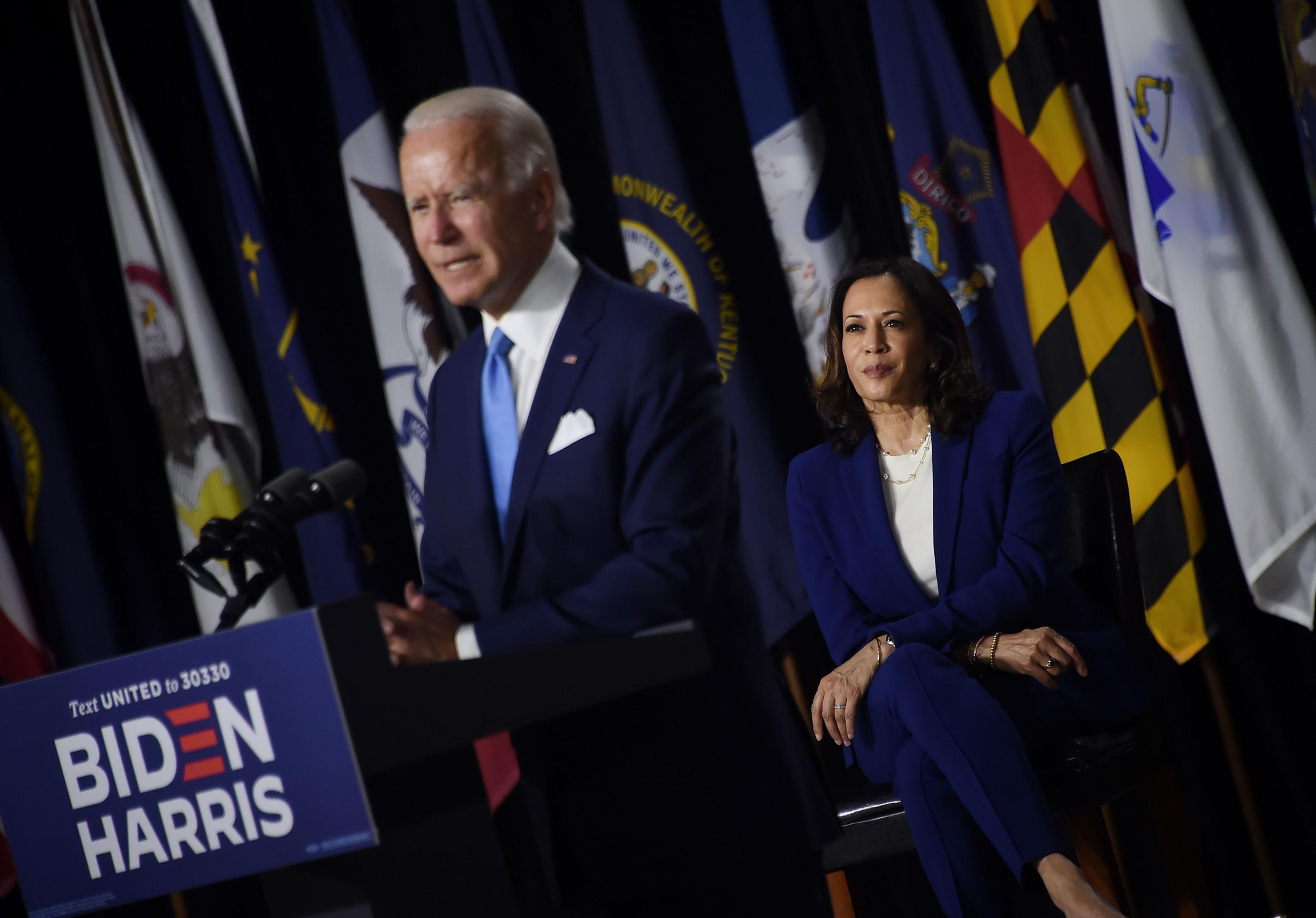 Biden leads Trump by 9 percentage points on eve of Democratic National Convention
