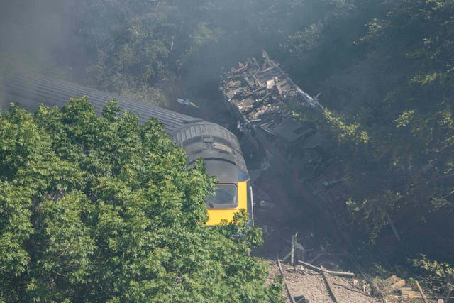 <p>Three people have died after a passenger train derailed in northeast Scotland</p>