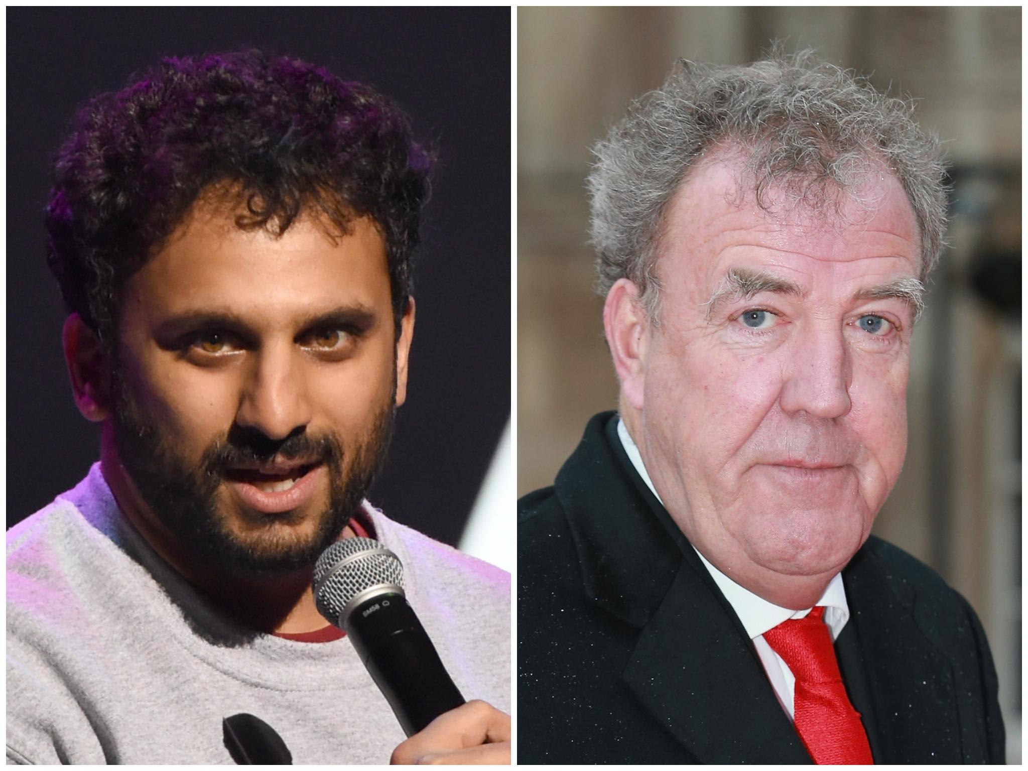 Nish Kumar was angry with Clarkson for his tweet to A-Level students on results day