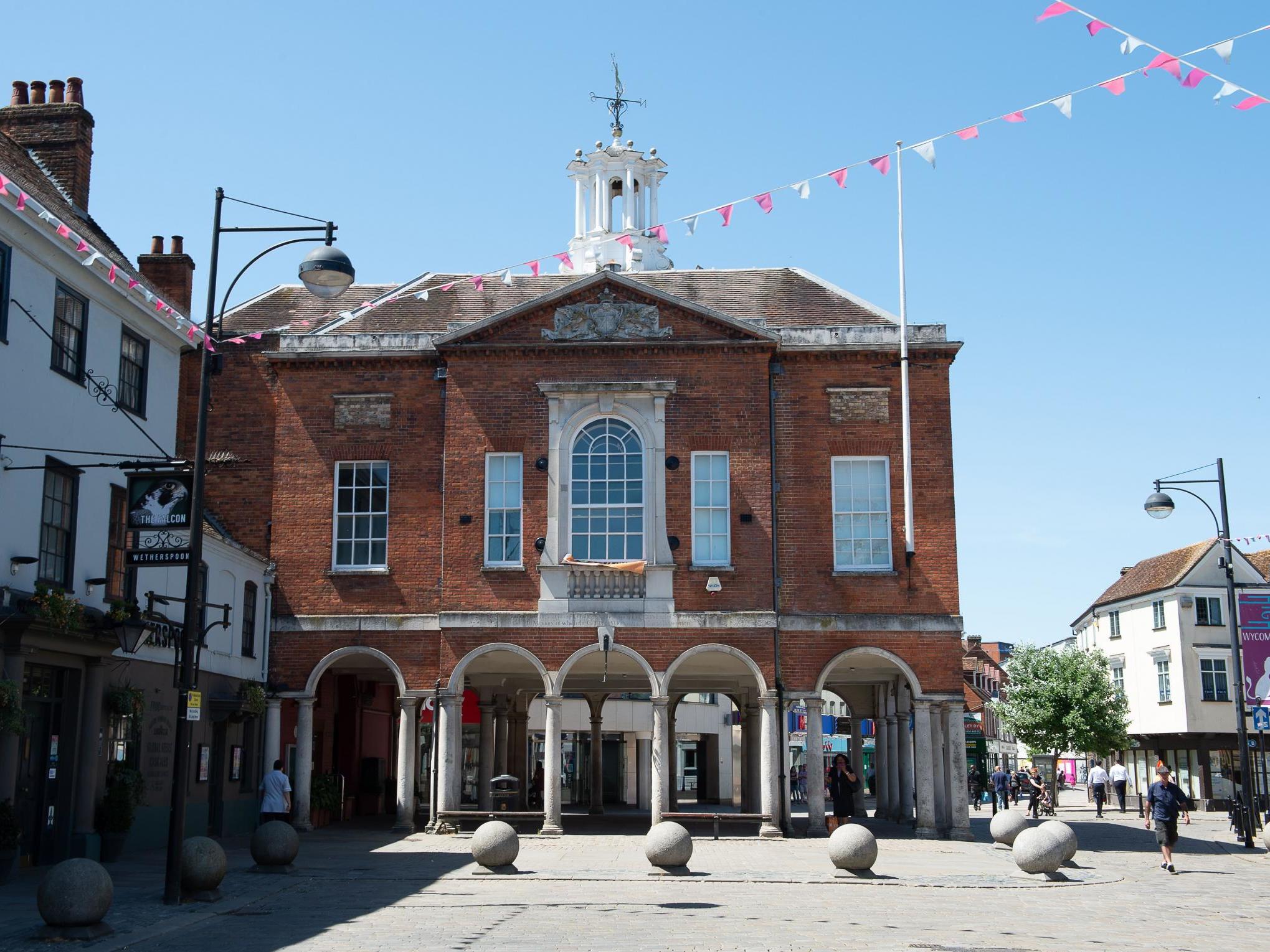 High Wycombe town centre as pictured on 29 May, 2020.